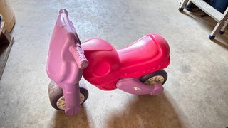 Moto correpasillos infantil rosa