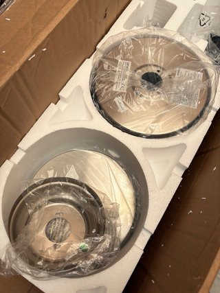 OJO Ventilador Techo VEVOR 243cm 8 Aspas con Mando