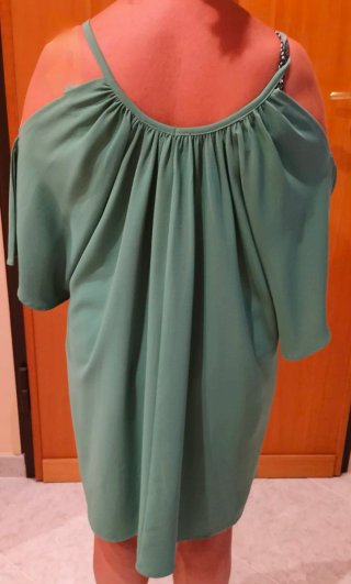 Vestito verde taglia unica
