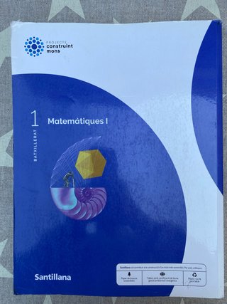 Matemàtiques I 1 Batxillerat : Projecte constru...