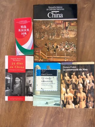 Lote de libros sobre China. Pack