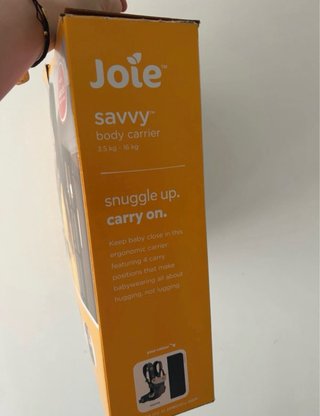 Portabebés Joie Savvy body carrier