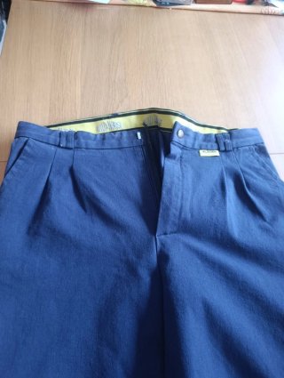 Pantalones de equitación azul marino - beige