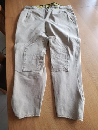 Pantalones de equitación azul marino - beige