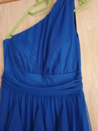 Vestido de ceremonia azul