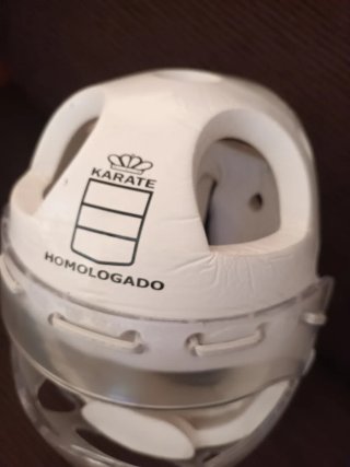 Casco Karate Homologado Blanco