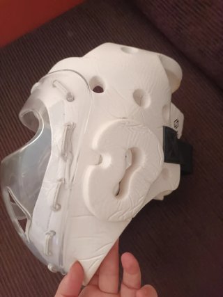 Casco Karate Homologado Blanco