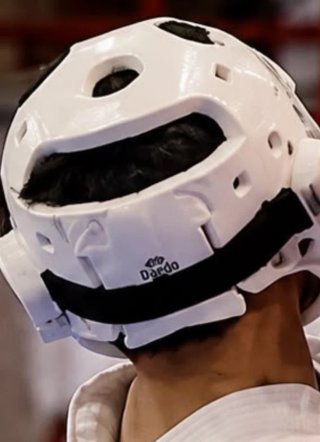 Casco Karate Homologado Blanco