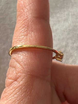 Solitario Oro 18k Diamante Tous