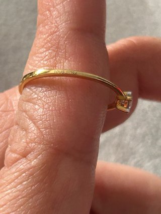 Solitario Oro 18k Diamante Tous