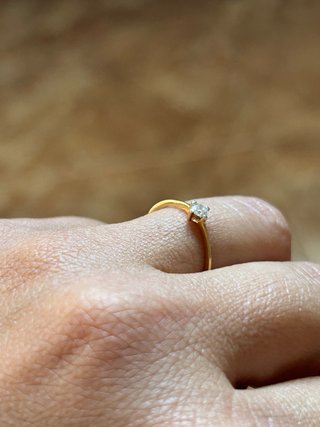 Solitario Oro 18k Diamante Tous