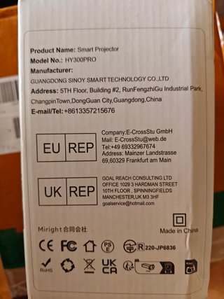 Proyector MAGCUBIC HY300 Pro WiFi