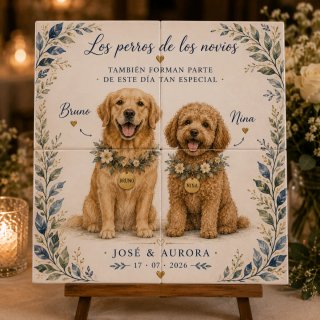Azulejos personalizados | Cerámica | Bodas | Arte