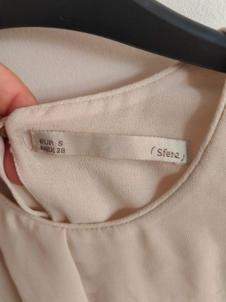 Blusa Beige Plisada