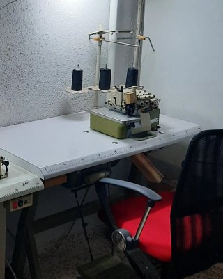 Remallador rimoldi con placa de repulgo