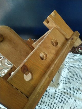 Contenitore in legno massiccio rustico
