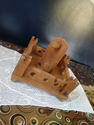 Contenitore in legno massiccio rustico