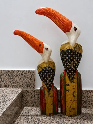 Decoración, tucanes.