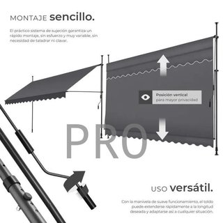 Toldo plegable para balcón