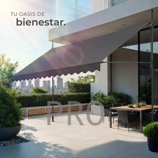 Toldo plegable para balcón