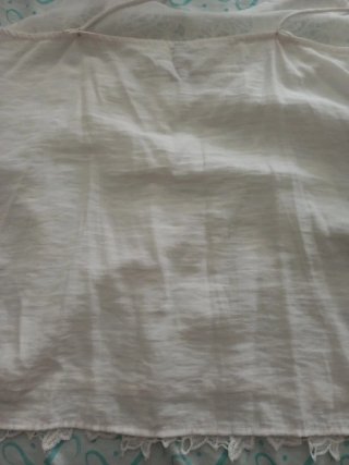 Blusa de encaje blanco