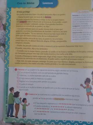 Religión católica, 4 Primaria Nuestra Casa : Má...