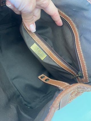 Bolso Piel Carolina Herrera Marrón