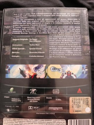 DVD Mazinga vs Goldrake - Explosion