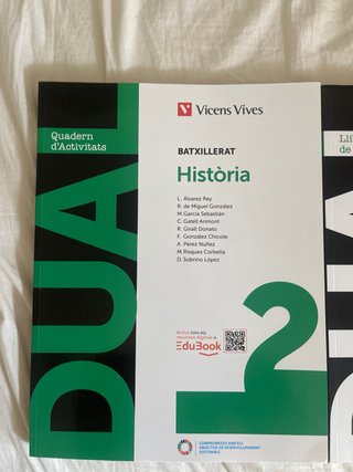 Història, 2 Batxillerat, Dual Quadern d'activitats