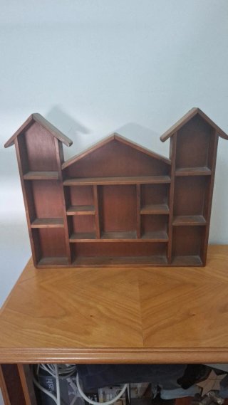 Casetta in legno per ditali/decorazione