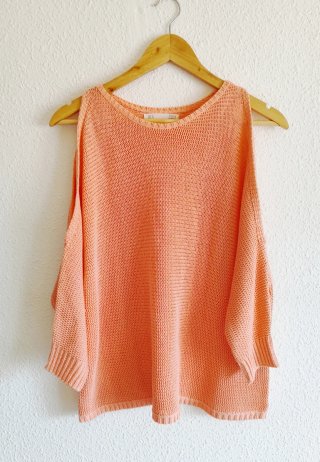 Jersey Sfera Mujer M Coral- Hombros Descubiertos
