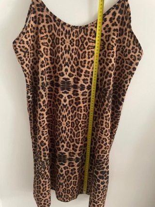 Vestido estampado animal