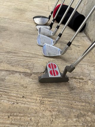 Set de palos de golf con bolsa y carro