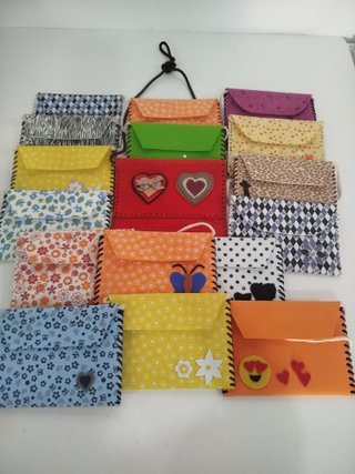 Bolsos de goma eva hechos a mano