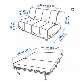 Sofá Cama Lycksele Ikea