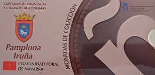 Moneda 5€ Plata Pamplona 2010