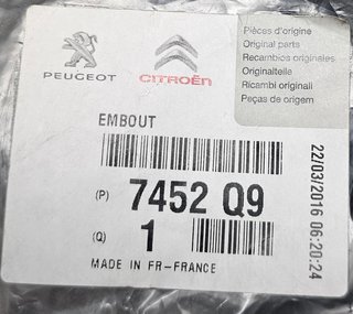 7452Q9 MOLDURAS PARAGOLPES CITROEN C8