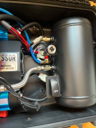 Compresor 12v Doble Cuerpo Maletín Portátil