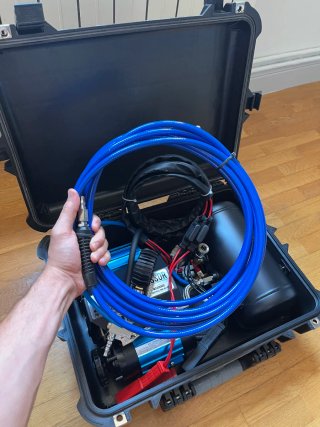 Compresor 12v Doble Cuerpo Maletín Portátil