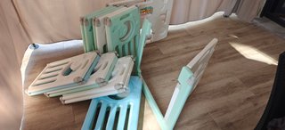 Parque Infantil Modular Plástico - Puerta y suelo