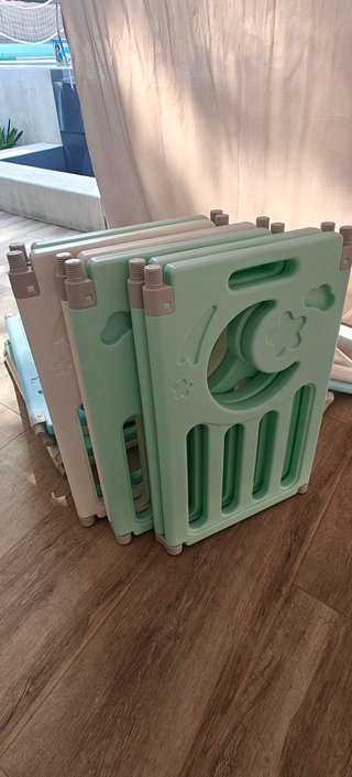 Parque Infantil Modular Plástico - Puerta y suelo