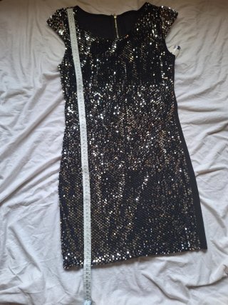 Vestido corto lentejuelas nuevo