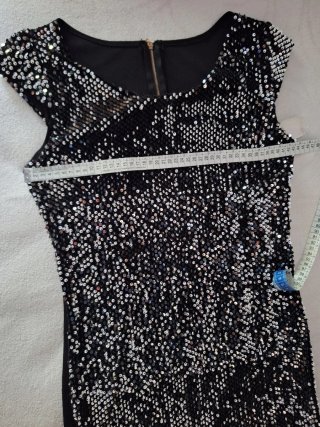 Vestido corto lentejuelas nuevo