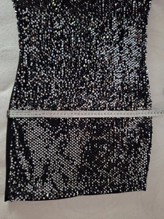 Vestido corto lentejuelas nuevo