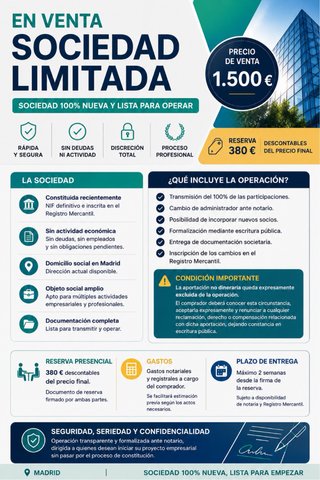 Sociedad Limitada Recién Constituida – Madrid
