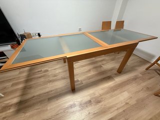 Mesa comedor madera y 6 sillas