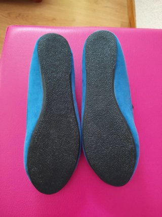 Bailarinas Nuevas Talla 37 Azul