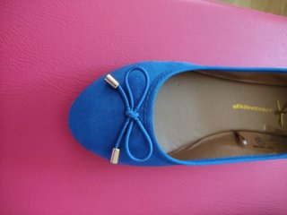 Bailarinas Nuevas Talla 37 Azul