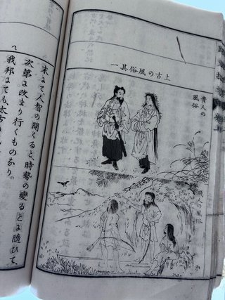 Libro antiguo japonés. Meiji.Distintos grabados