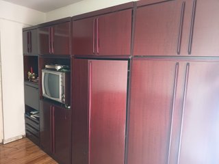 Armario pared con 2 camas abatibles